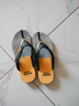 回力人字拖厚底沙滩鞋男浴室内户外软底凉拖鞋HL33897黑黄40码 实拍图