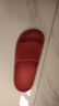 朴西香蕉船情侣凉拖鞋女浴室不易滑室内居家四季拖鞋男 红色 39-40 实拍图