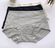 猫人（MiiOW）少女生平角内裤女士纯棉四角底裤加长裆全棉印花透气安全短裤 【10A抑菌加长裆】B组 5条 L 【建议重100-120斤】 实拍图
