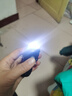一分钱强光迷你手电筒可充电LED三芯野外爆亮耐用灯便携露营灯 五档位快充【黑色】1个 实拍图