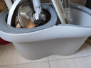 百家好世旋转拖把4头家用拖地桶干湿两用懒人拖把免手洗吸水墩布桶 实拍图