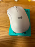 罗技（Logitech）M221 轻音鼠标 无线鼠标 办公鼠标 对称鼠标 带无线微型接收器 米白色 实拍图