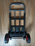 必响钢板手拉车行李车折叠轻便携拉杆车家用手推车搬运车爬楼梯小拖车 钢板托盘-超大号【20cm橡胶轮】 实拍图