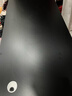 甄严选电脑桌台式电竞桌椅套装组合桌子办公家用桌学习桌书房书桌写字桌 【黑架+黑碳纤纹面】单桌140*60 实拍图