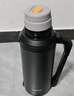 苏泊尔（SUPOR）保温壶大容量不锈钢72小时暖水壶热水瓶户外旅行壶便携车载杯子 儒雅黑2L【304不锈钢+茶滤+背带】 实拍图