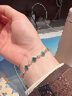 GLTEN施华洛世奇锆四叶草银手链女生日元旦跨新年礼物女士送女朋友老婆 实拍图