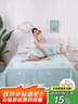 艾薇 被套单件 纯棉被套双人床上用品全面被罩单件 伊尚蓝 200*230cm 实拍图