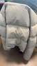 网易严选25新品90鸭绒超蓬羽绒服休闲面包服石墨烯保暖轻量抗菌防泼水 25秋冬立领-筠雾绿 M 实拍图