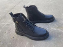Jeep吉普复古马丁靴男款2025年冬季新款耐脏加绒男鞋工装雪地靴子男 8001黑色【升级款】 41 (255mm)【升级款】 实拍图