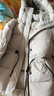 君羽反季羽绒服女中长款800高蓬白鹅绒连帽时尚加厚保暖鹅绒服女外套 霜灰 | 800蓬白鹅绒 M （推荐101-110斤） 实拍图