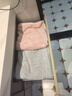 三利7A抗菌浴巾纯棉100%加大加厚不易掉毛吸水男士女生成人裹巾粉色 实拍图