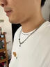 戚小米星芒双层叠戴男士项链男潮锁骨链小众高级感吊坠时尚饰品生日礼物 实拍图