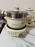 美的（Midea）电煮锅 电火锅 电热锅 电炒锅 分体式可拆洗 2.6L小电锅 学生宿舍多功能锅泡面锅 XZC2088S 配蒸笼 实拍图