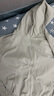 优衣库女装双面穿防风摇粒绒拉链连帽外套户外防水冬季新款479697 479697/30浅米色 S 实拍图