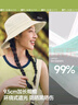 蕉下（beneunder）遮阳帽子女透气渔夫帽防晒帽钓鱼帽防泼水户外AS713白 实拍图