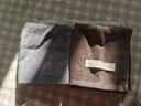 洁丽雅（Grace）新疆长绒棉A类毛巾2条装 纯棉加厚柔软面巾吸水洗脸巾 深灰+深棕 实拍图