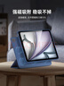亿色适用iPad Air7/6/5/4保护套2024/25新M3保护壳11/10.9英寸苹果平板电脑可拆分旋转全包防摔三折紫 实拍图