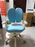 读书郎儿童学习椅中小学生写作业写字椅子家用可升降椅调节背座椅 真追背8cm+一键启动+升降脚踏蓝 实拍图