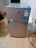 志高（CHIGO）小冰箱迷你小型家用冷藏冷冻两用宿舍出租房用双门办公室电冰箱节能省电 【店长推荐】48L银色【三天约一度电】 实拍图