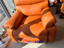 芝华仕（CHEERS）头等舱布单椅布艺沙发单人沙发舒适代表作9780电动橙【京仓闪发】 实拍图