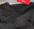 京东京造长袖t恤男5A抑菌新疆棉圆领衣服男装打底衫 黑色 XL 实拍图