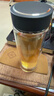 京东京造 茶杯 双层玻璃水杯男士泡茶水分离隔热杯子500ml 实拍图