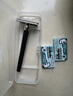 吉列（Gillette）双面刀片蓝吉列经典不锈钢刀片老式剃须刀手动 蓝吉列26刀片1刀架+收纳盒 实拍图
