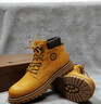 骆驼（CAMEL）【王俊凯同款】马丁靴男鞋冬季新款高帮大黄靴女户外工装登山靴子 G13W379132 金黄色 (男款) 40 实拍图