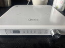 美的（Midea）家用电磁炉电陶炉电池炉2200W大功率猛火新型电磁灶一体微晶面板爆炒炒菜定时火锅炉MC-HGE22BF09 实拍图