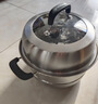苏泊尔304不锈钢蒸锅三层加大蒸煮两用锅汤锅34cm电磁炉燃气通用SZ34B17 实拍图