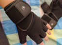 京东京造 健身手套男女单杠引体向上撸铁训练防滑护腕半指运动手套 M/L码 实拍图