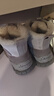 巴布豆童鞋冬季加绒保暖儿童雪地靴女童休闲靴子116545069浅粉紫/沙紫29 实拍图