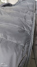 网易严选90鸭绒轻薄羽绒服保暖0压感排骨羽绒内胆防泼水蓄热抗菌外套 A款25新品90鲜绒立领-水墨黑 M 实拍图
