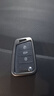 绅创大众钥匙套25款速腾迈腾朗逸帕萨特宝来汽车包扣壳途观L探岳途岳 大众【C款折叠3键】-枪色灰绳 实拍图