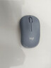 罗技（Logitech）M221 轻音鼠标 无线鼠标 办公鼠标 对称鼠标 带无线微型接收器 雾霭蓝 实拍图