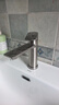恒洁（HEGII）面盆水龙头 卫生间健康洗脸洗手盆冷热水龙头（含进水软管） 【斜面出水】不锈钢 HMF913-111-SD 实拍图