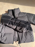优衣库女装无缝羽绒短茄克/老爸评测外套夹克25秋冬478578 09 黑色 XS /150/76A 实拍图