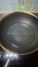 炊大皇 炒锅 304不锈钢炒菜锅煎锅 平底不粘炒锅32cm 可立可视盖不挑灶 实拍图