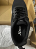 特步运动鞋男跑步鞋冬季网面透气轻便减震正品男子跑鞋休闲鞋子黑色 实拍图