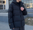 高梵黑金鹅绒服先锋4.0五格男女同款短款冬季时尚羽绒服外套 黑色 L 实拍图