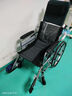 怡辉（YIHUI）轮椅瘫痪老人专用出行轻便折叠可躺带坐便器可大小便扶手可掀YY02 实拍图