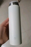 米家 保温杯 316不锈钢水杯 男女士杯子 大容量茶杯便携 350ml白色 实拍图