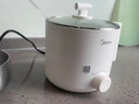 美的（Midea）电煮锅 宿舍小锅 小电锅 学生寝室一体泡面火锅多功能 不锈钢0涂层 电蒸锅 电热锅 XZE1614 配蒸笼 实拍图
