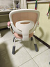 儿童学习椅中小学生写字椅子家用可调节升降靠背座椅办公电脑椅 平稳省心椅【有扶手-樱花粉】 实拍图