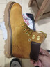 骆驼（CAMEL）王俊凯同款冬加绒户外工装马丁大黄靴男 G122W7757TR 金黄 41 实拍图