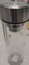 富光玻璃杯双层带茶隔大容量水杯 高档商务泡茶杯 高硼硅杯子500ml 实拍图
