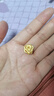 周生生玫瑰花 幸福花 足金黄金吊坠 送妈妈送女友不含项链78715P计价 3.39克(含工费130元) 实拍图