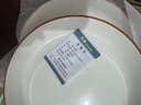 欧式高级陶瓷盘圆形加厚深盘复古简约餐具 纯白福线-8英寸饭盘2个装 实拍图