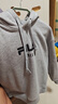 FILA 斐乐情侣连帽卫衣加绒男冬季宽松帽衫女纯棉休闲运动上衣 实拍图