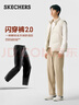 斯凯奇（Skechers）宽松休闲裤闪穿裤男士织物抗皱加绒回弹梭织长裤P325M129 实拍图